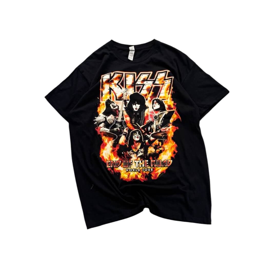 Vintage Kiss T-shirt - L